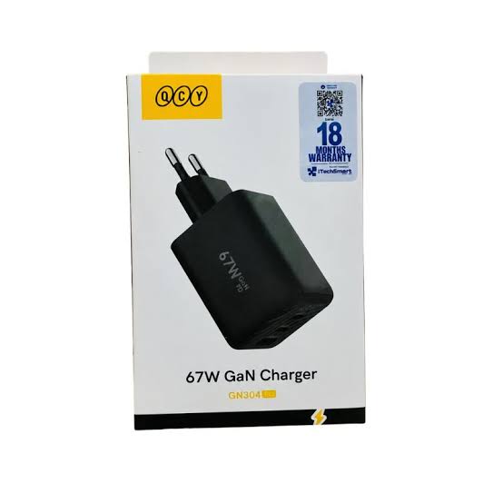 QCY 67W GaN Charger (GN304EG)