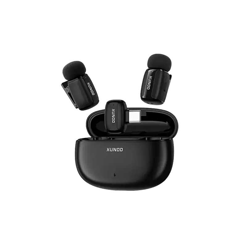 XUNDD X65 Mini Wireless Microphone (2 Mic + 1 Receiver)